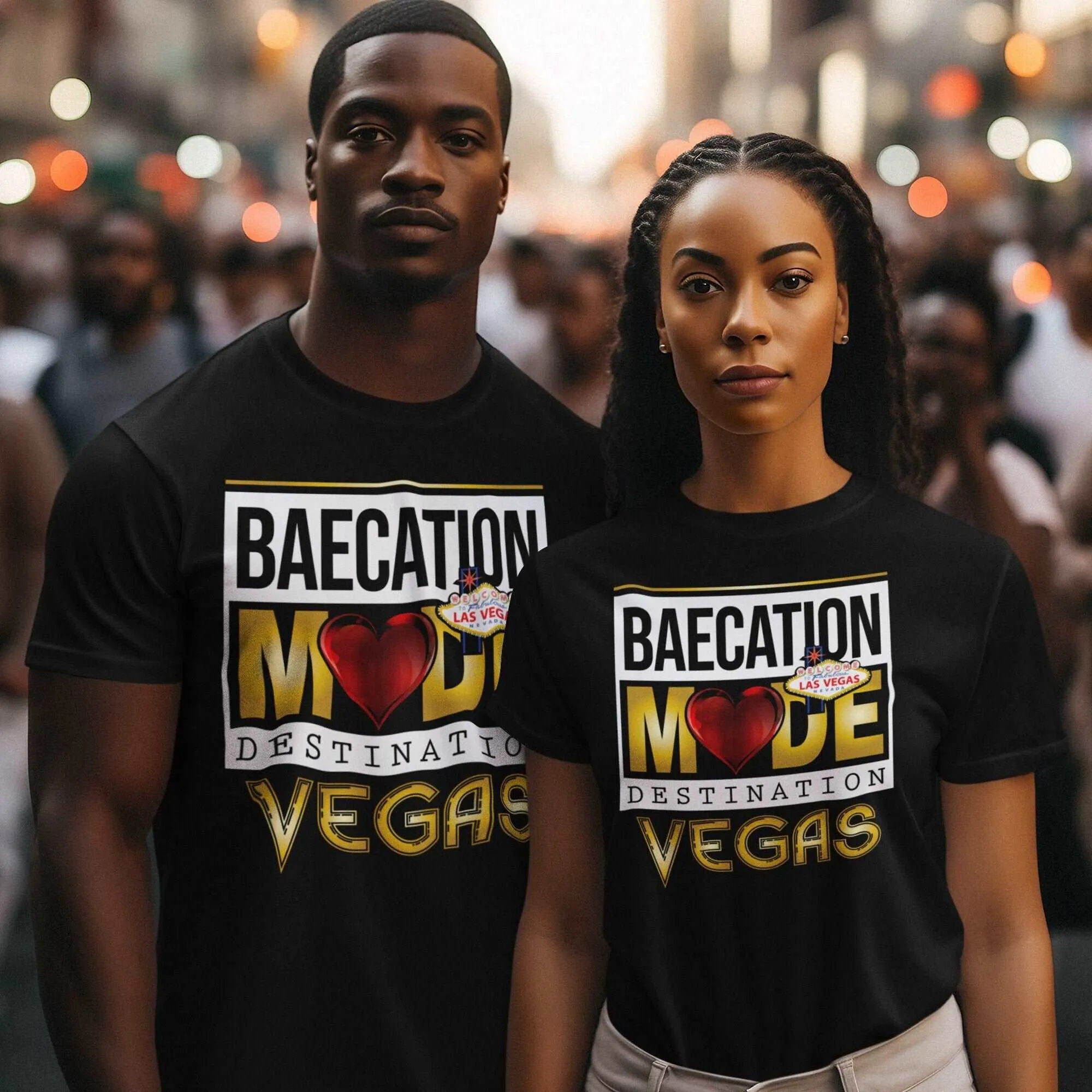 BaeCation Mode Vegas Shirt, Couple Las Vegas Baecation tshirts