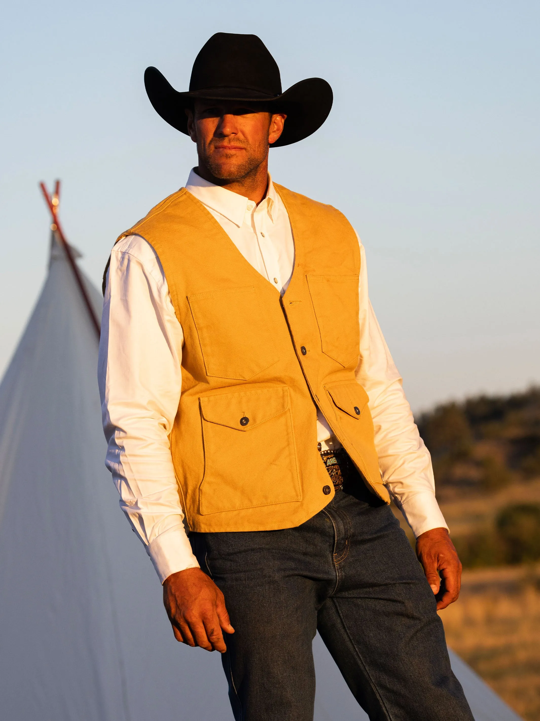 Brushcloth Vest