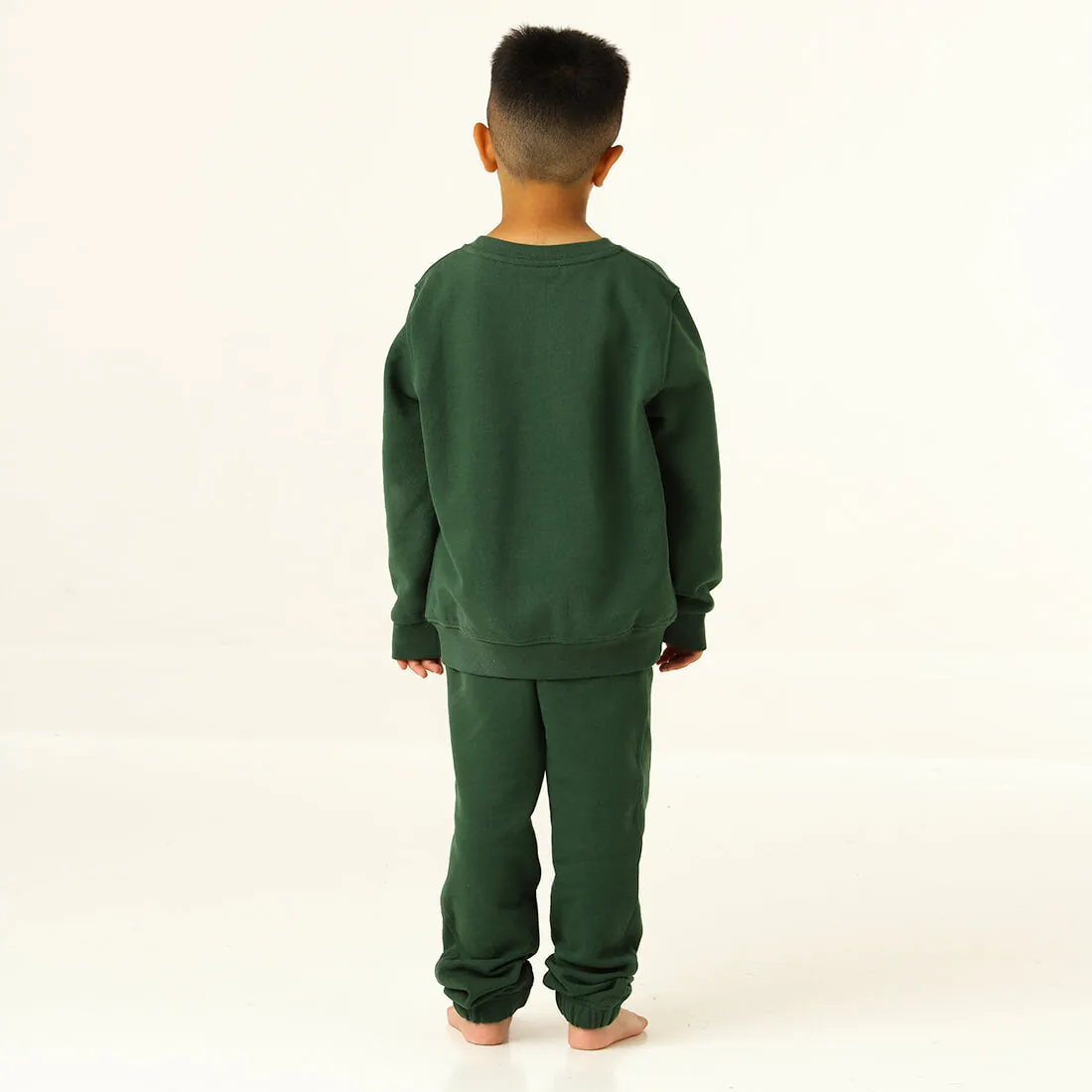 Crewneck dark green kids