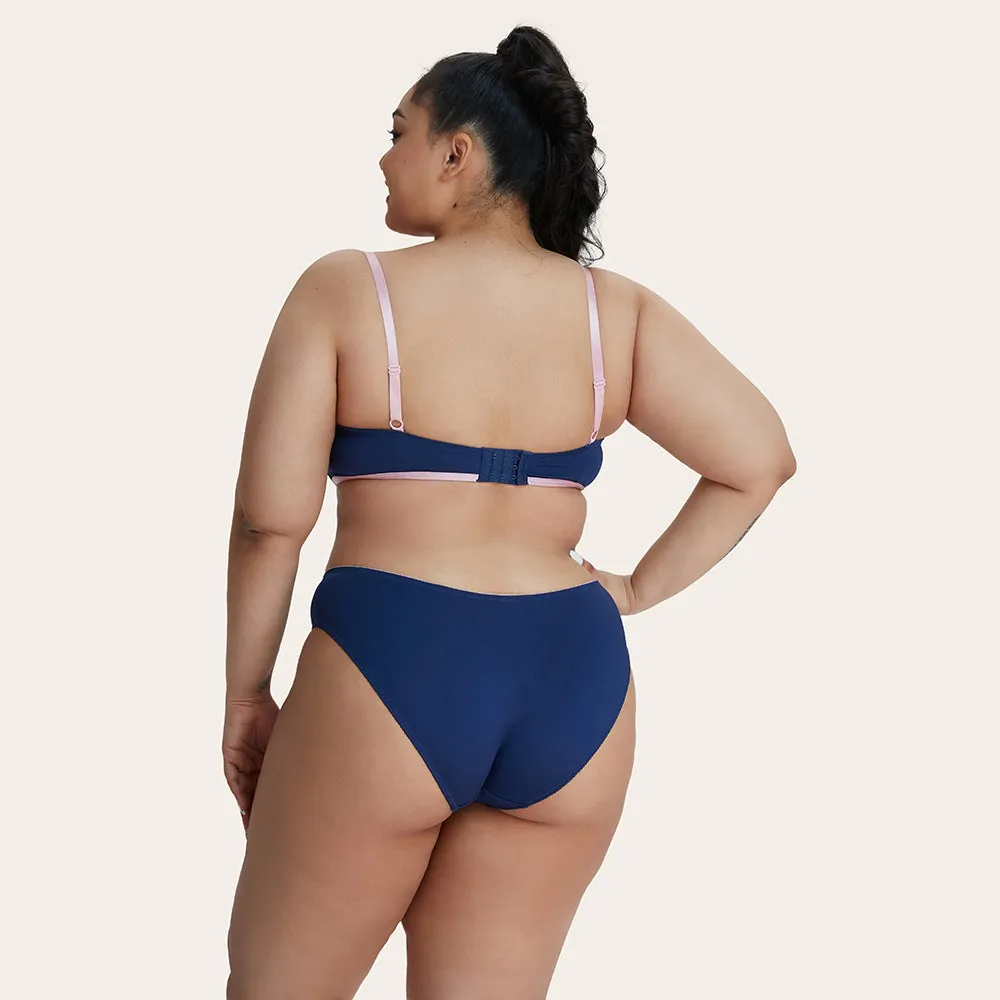 IRENE Lace Superfine Fabric Elastic Brief Panties